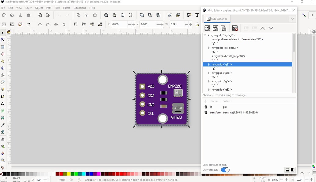 Aht And Bmp Breakout Board Parts Submit Fritzing Forum