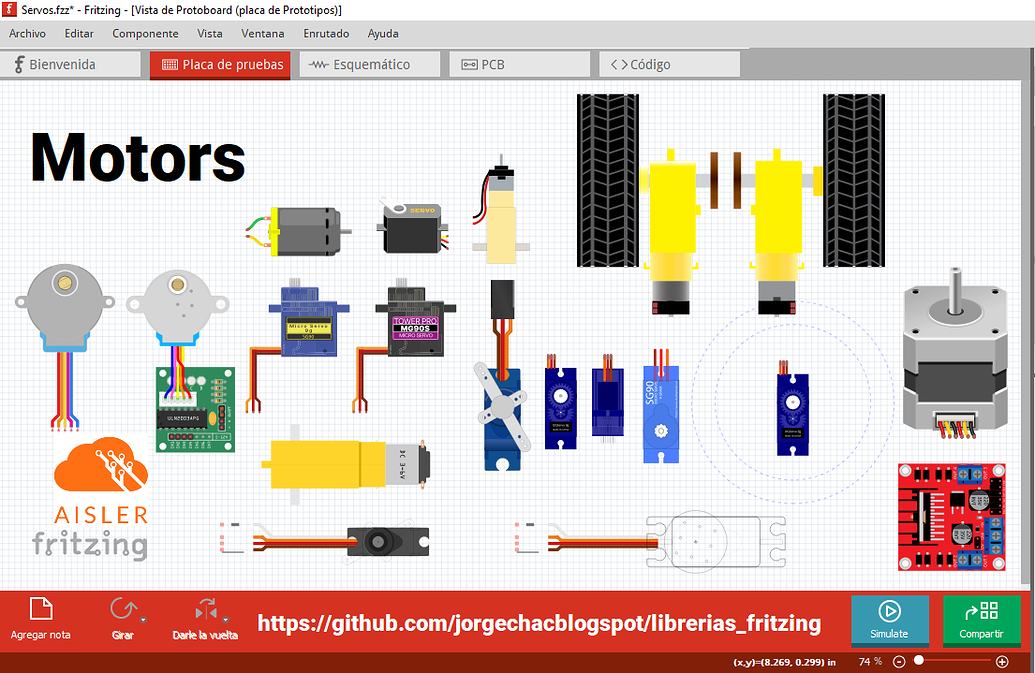 Looking For MG90S Metal Gear Servo Motor parts help fritzing forum