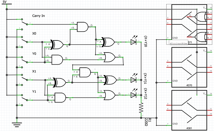 Problem with 4xxx logic gates - can you reproduce this? - parts help ...