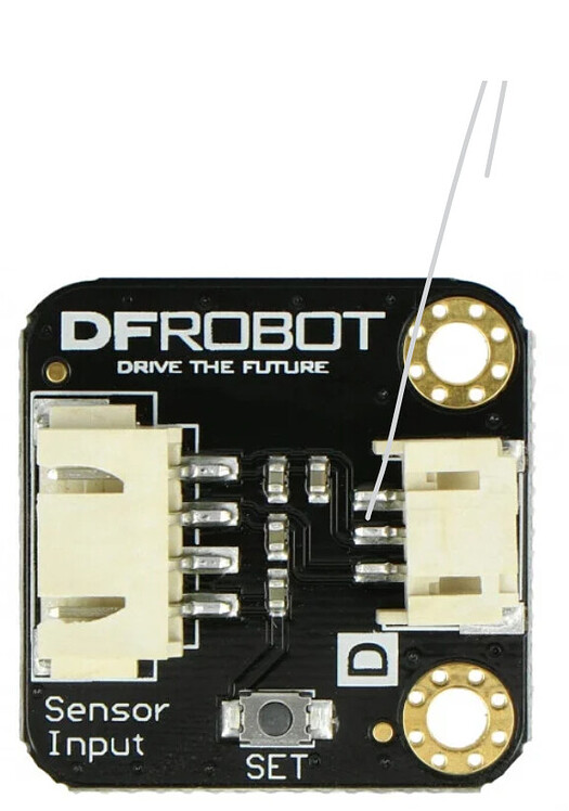 Problems finding the dfrobot interface for the noncontact liquid level