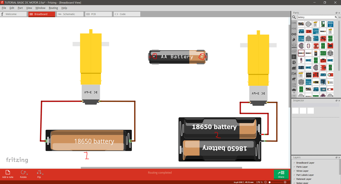 18650 Battery Holder Part Design - parts help - fritzing forum