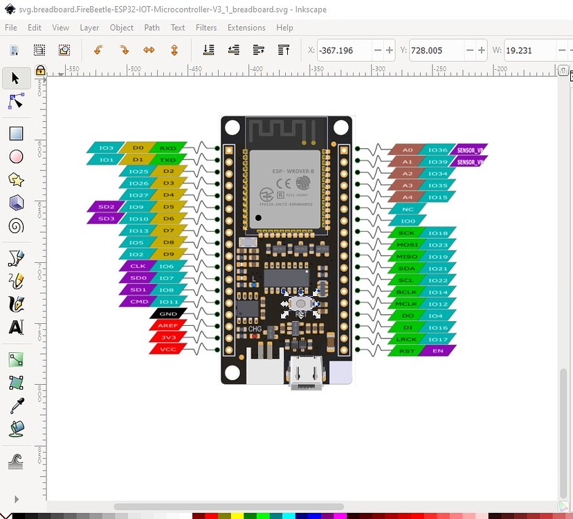 Esp Wroom 32d Firebeetle Parts Help Fritzing Forum