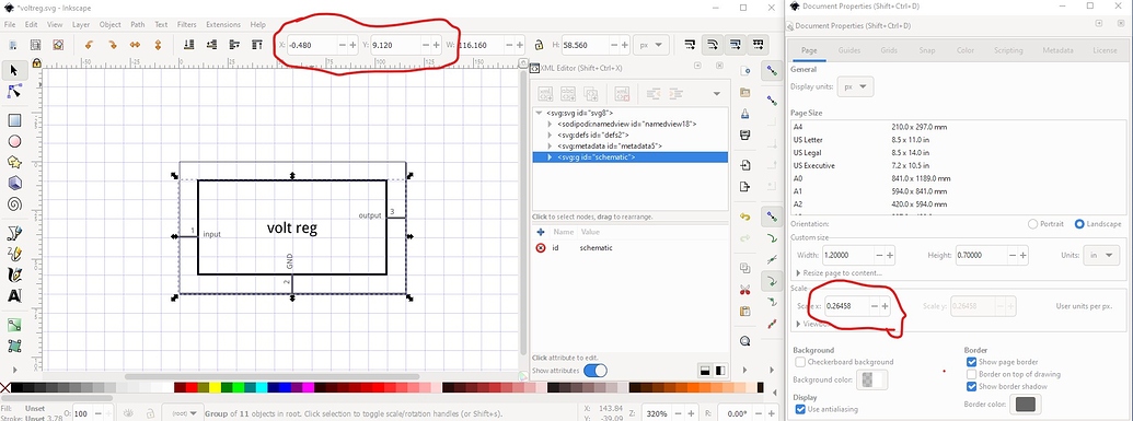 inkscape extensions scale