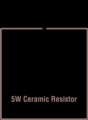 standup-ceramic resistor