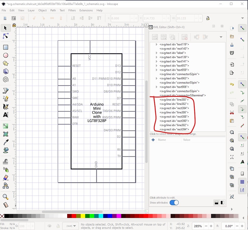 How do I connect the ground, vcc, and reset pins to the same pin in the ...