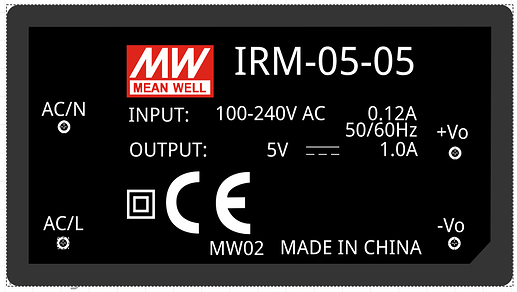 Meanwell - IRM-05-05 - 230V to 5V - parts submit - fritzing forum