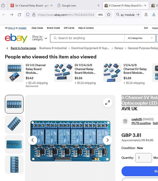 6 Channel Relay Module Arduino Six Channel Relay Board - parts help - fritzing forum