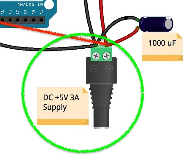 5V power connector