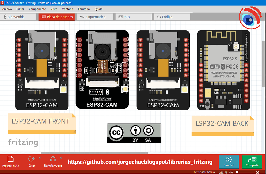 Esp32 cam fritzing part parts help fritzing forum