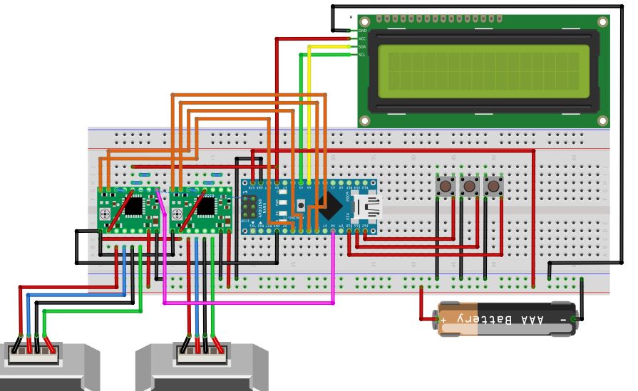 fritzing stepper motor part