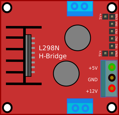 l298n dual h bridge motor driver fritzing